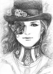 steampunk portrait