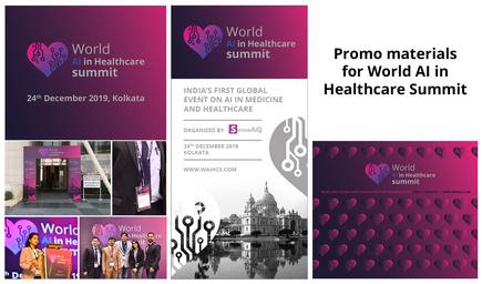 Promo materials for World AI in Healthcare Summit